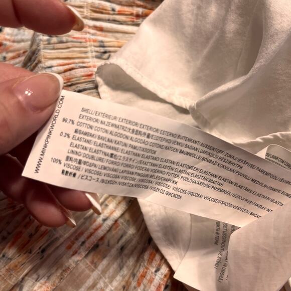 MinkPink Ruffle Tiered Floral Minu Dress Small NWOT - Picture 5 of 7